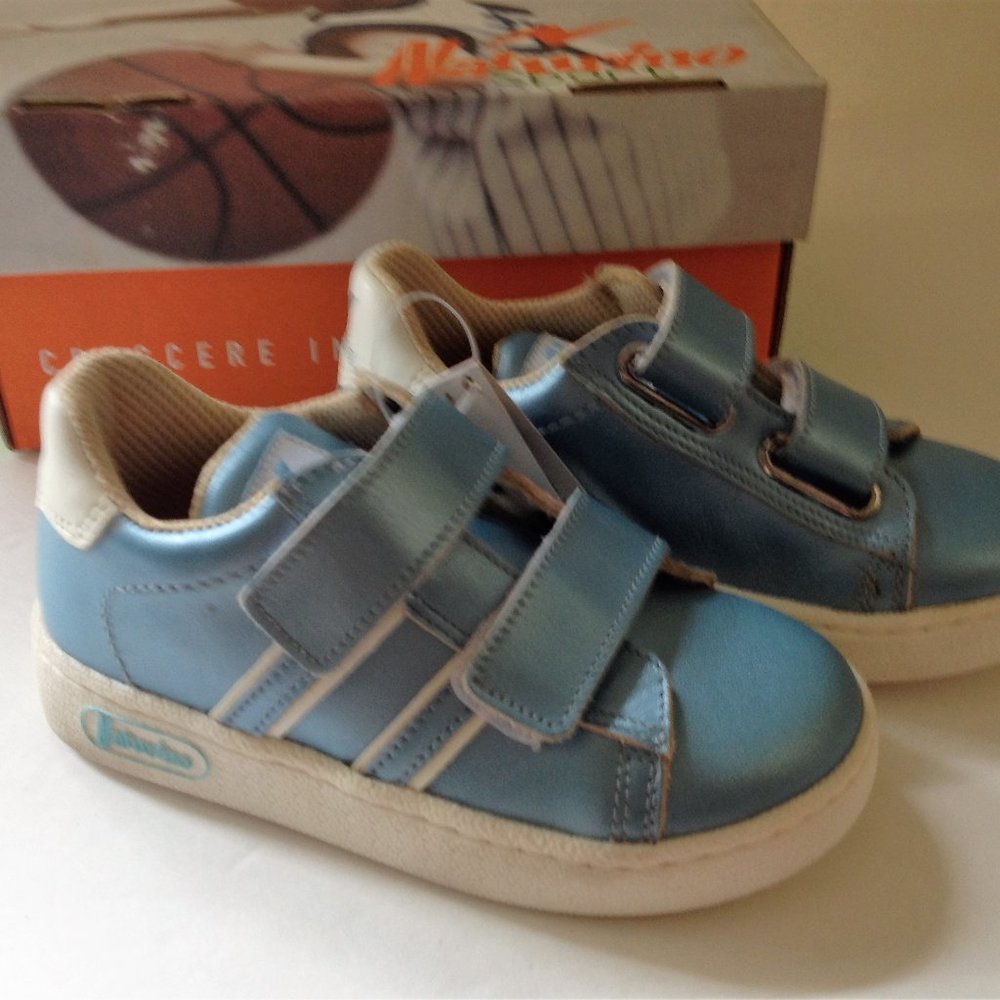 Naturino Italian Kids Leather Sneakers Quality Discount New